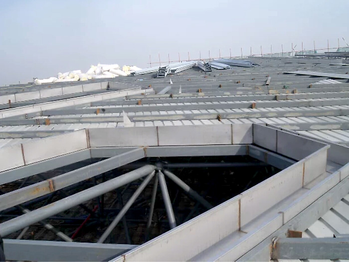 建甌安吉縣體育館網(wǎng)架