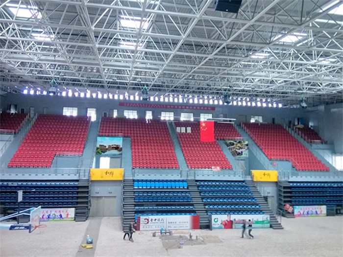 永濟阜新電廠體育館網(wǎng)架加工